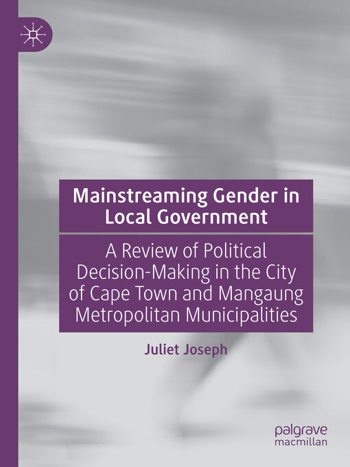Title details for Mainstreaming Gender in Local Government by Juliet Joseph - Available